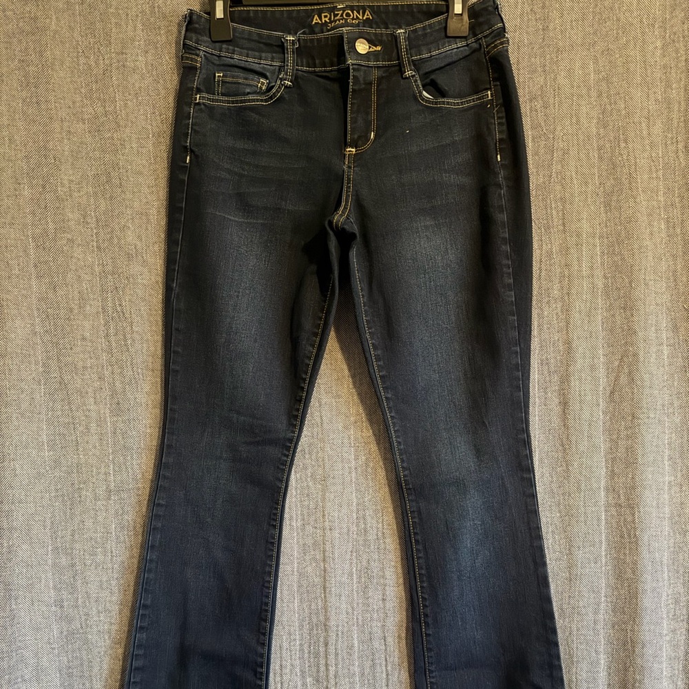 Arizona Jean Company Women's Dark Blue Boot Cut Jeans